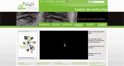 Desktop Screenshot of criugm.qc.ca